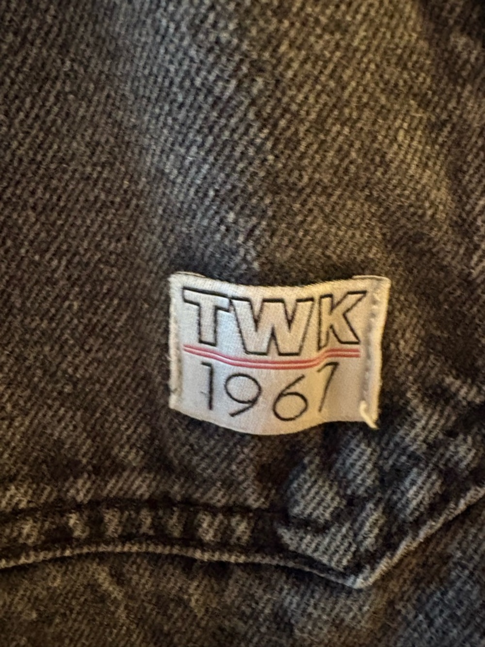 twik Black Denim Overalls Jumpsuit, Sz XS - Picture 8 of 14